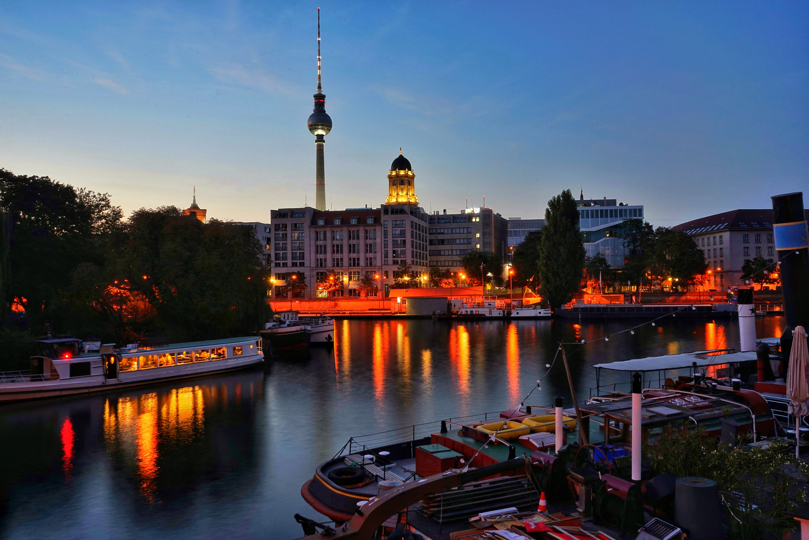  Berlin Historical Port at Sunset