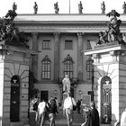 Berlin - Humboldtuniversität in schwarz-weiss