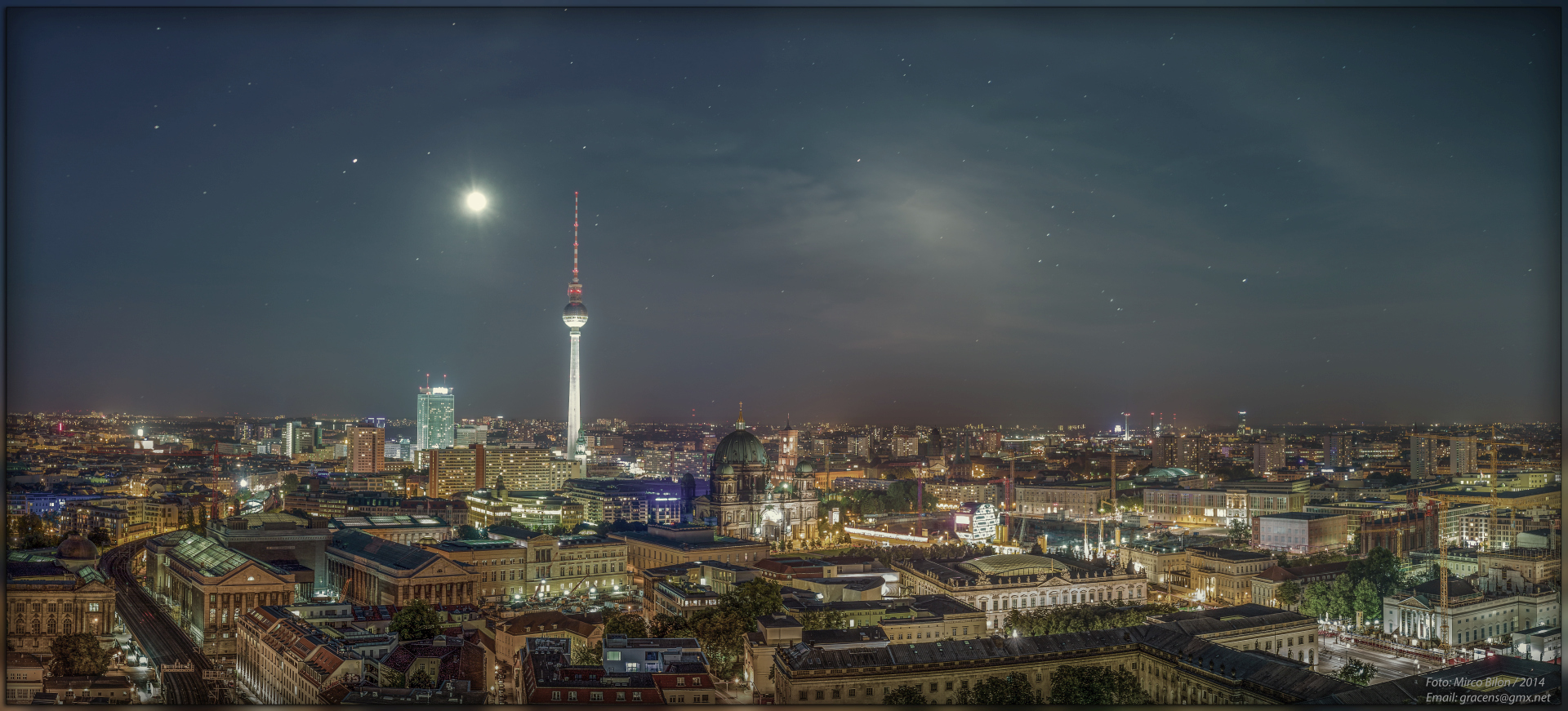 Berlin in the night