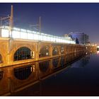 Berlin - Jannowitzbrücke bei Nacht