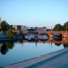 Berlin - Kanzleramt und Spreebrücke