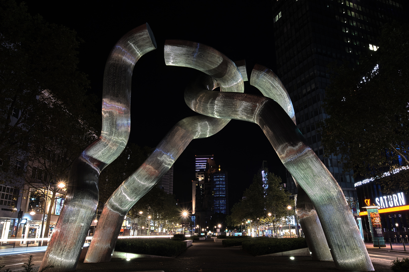 Berlin, Kurfürstendamm bei Nacht