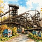 BERLIN - Le Spreepark a été fermé en 2002 et est depuis en ruine