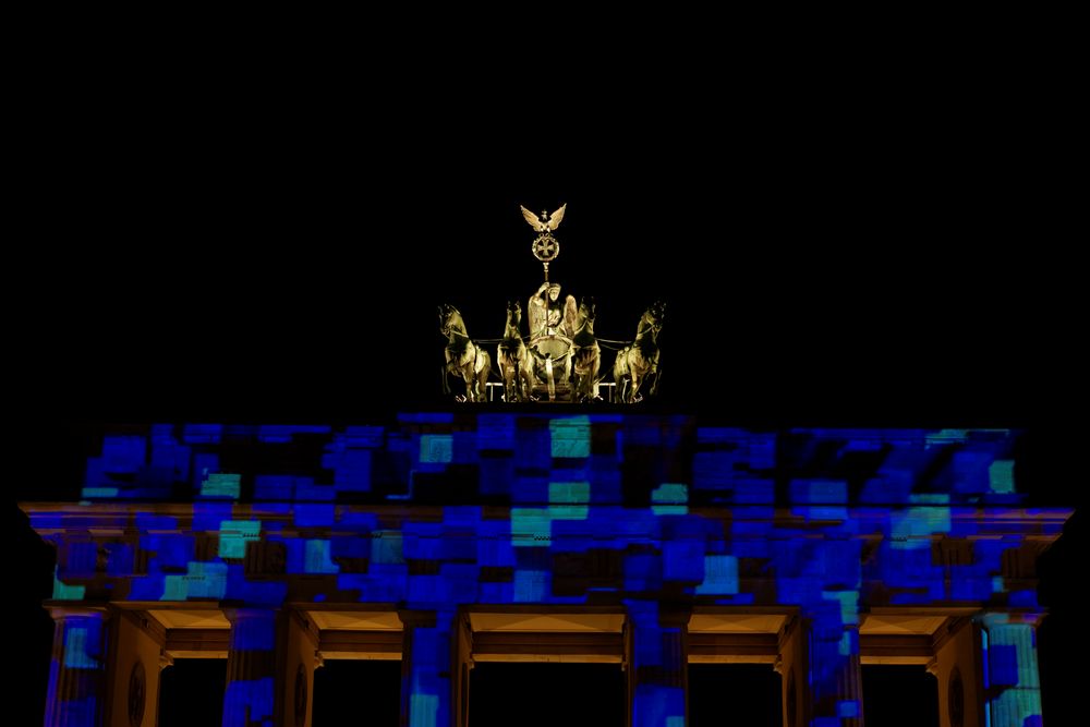 Berlin leuchtet 2014 - Quadriga/Brandenburger Tor