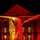 Berlin leuchtet am Siemensgebäude in Spandau