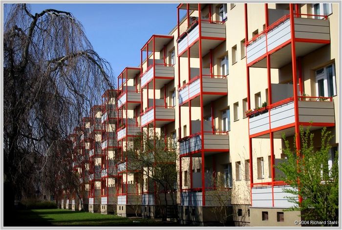 Berlin-Lichtenberg, "Flußpferdsiedlung" in der Goeckestraße