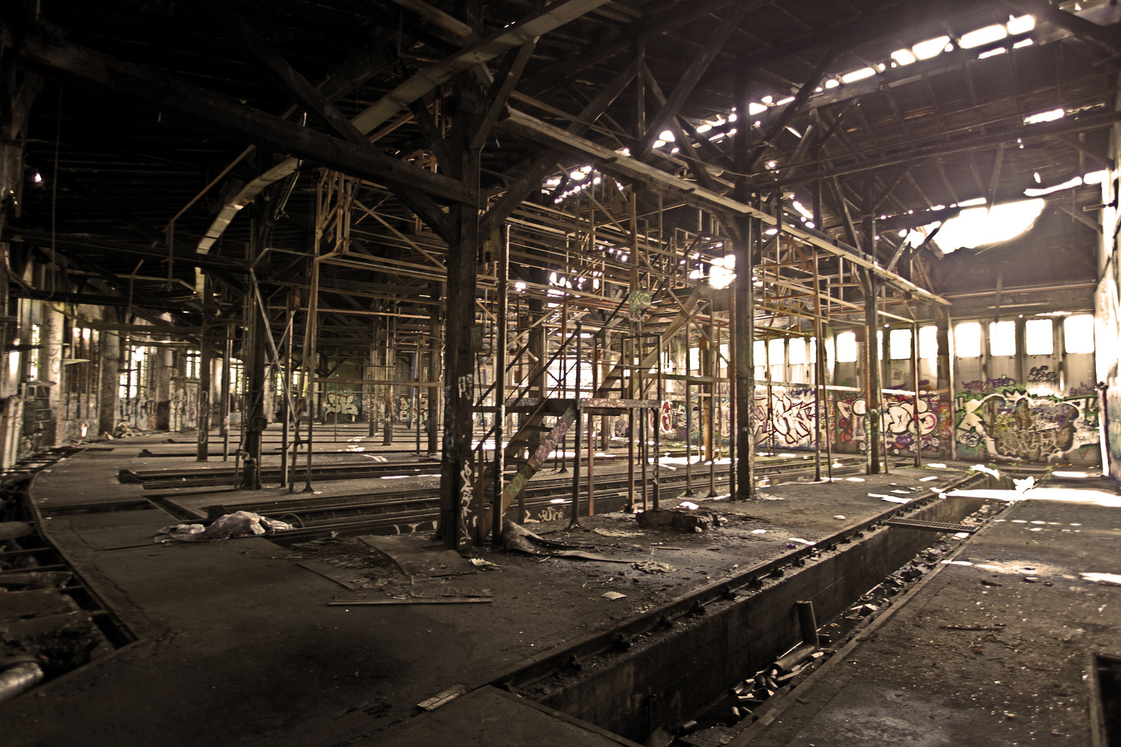Berlin Lokschuppen Pankow Heinersdorf Foto & Bild berlin, industrie