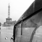 Berlin, Mai 2013: Rikschafahren an der Siegessäule.