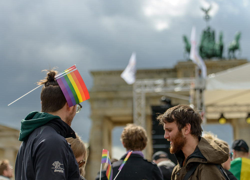 Berlin, Mai 2015: IDAHOT, Brandenburger Tor