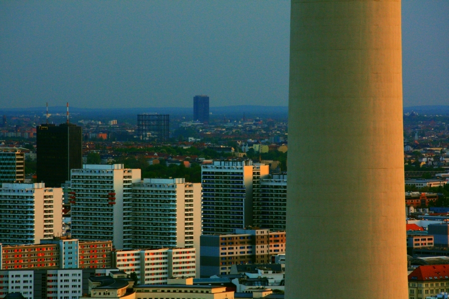 Berlin mal wieder auf's Dach gestiegen ...