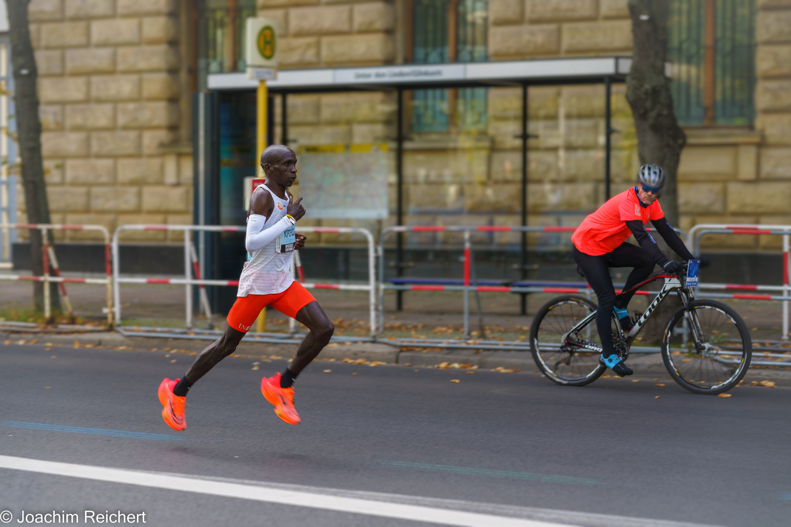 Berlin Marathon - Einlauf des Siegers