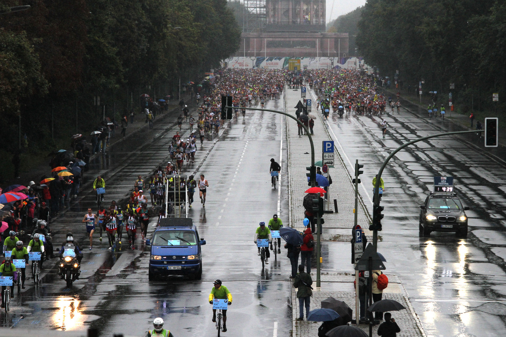 Berlin Marathon, kurz nach dem Start