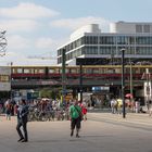 Berlin - Mitte - Alexanderplatz - Station "Bhf B-Alexanderplatz" and Weltzeituhr - 10