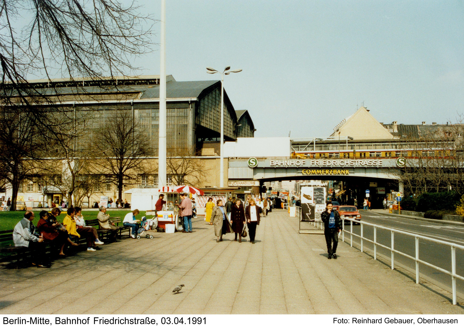 Berlin-Mitte, Bahnhof Friedrichstraße, 1991