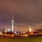 Berlin Mitte Panorama Nachts