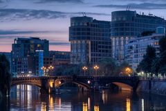 Berlin Moabit bei Nacht