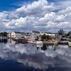 BERLIN-NEUKÖLLN. BLICK ZUM OBERHAFEN.