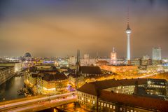 Berlin night lights 