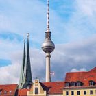 Berlin - Nikolaiviertel / Fernsehturm