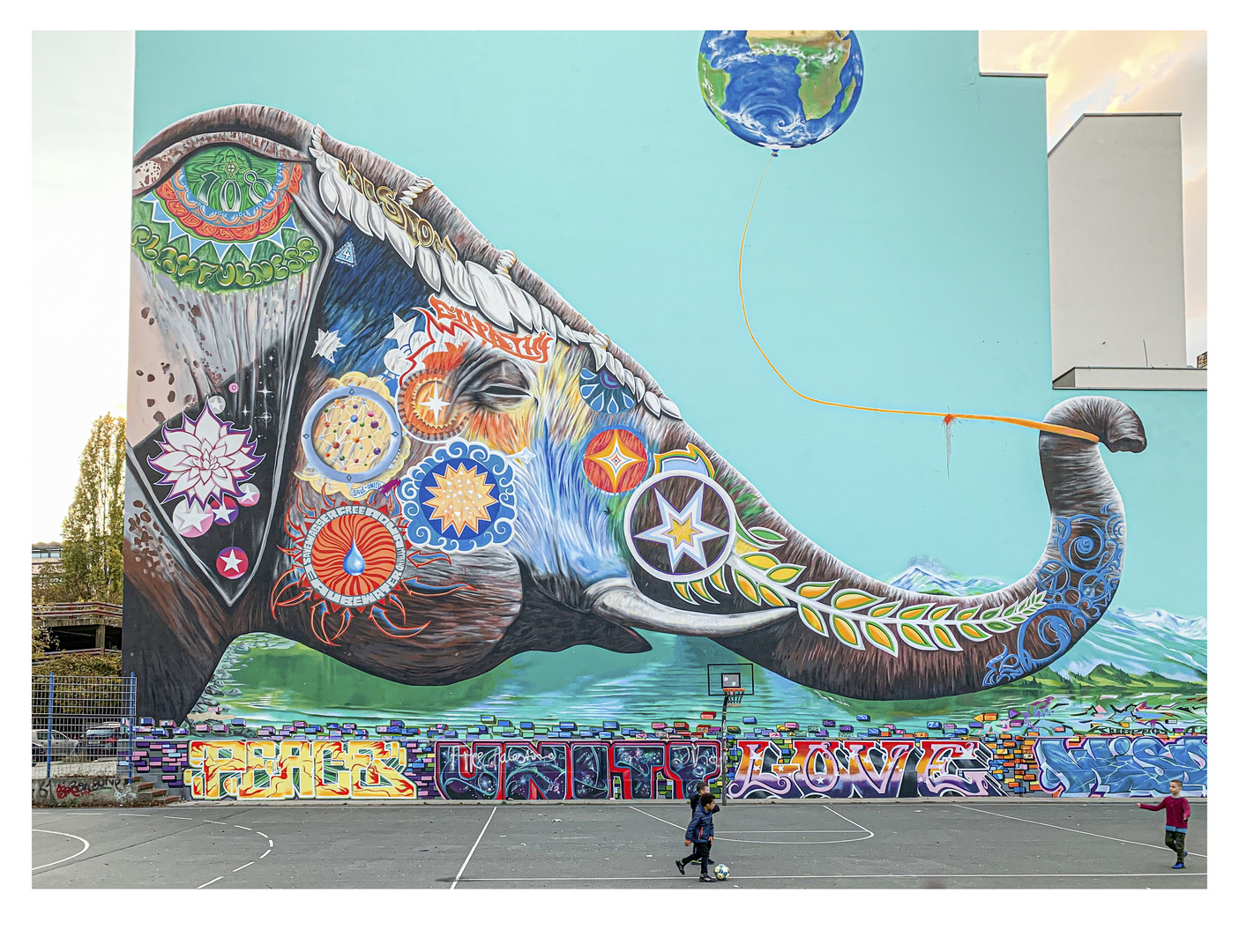 Berlin No. 11 Street Art Elephant