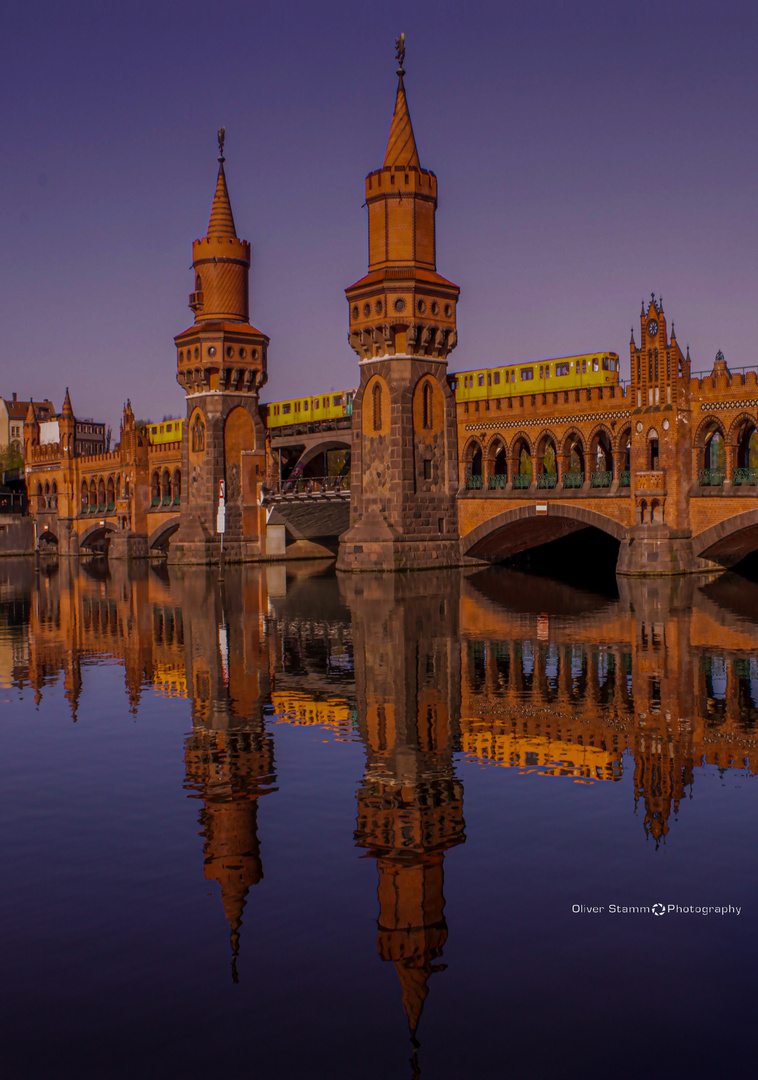 Berlin - Oberbaumbrücke. Berlin - Oberbaum Bridge.