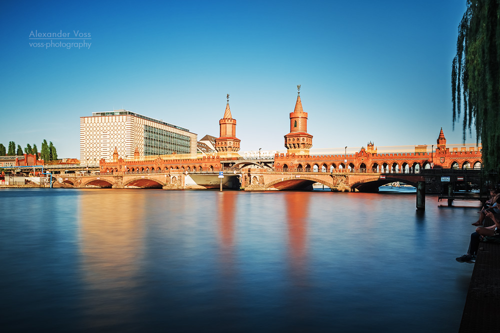 Berlin - Oberbaumbrücke (Langzeitbelichtung)