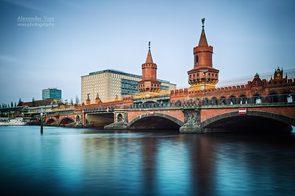 Berlin - Oberbaumbrücke (Langzeitbelichtung)