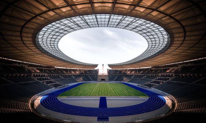 Berlin - Olympic Stadion mirrored (2018)