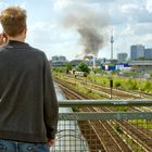 Berlin Ostbahnhof Rauchzeichen...