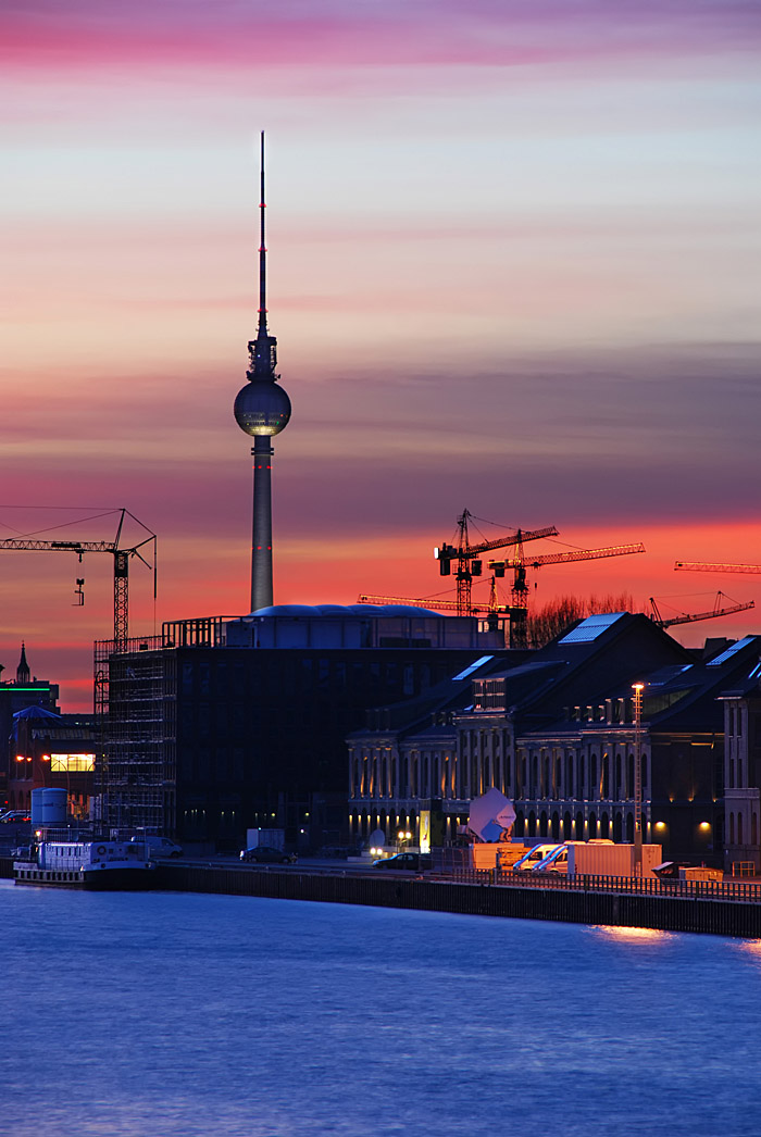 Berlin - Osthafen at Sunset