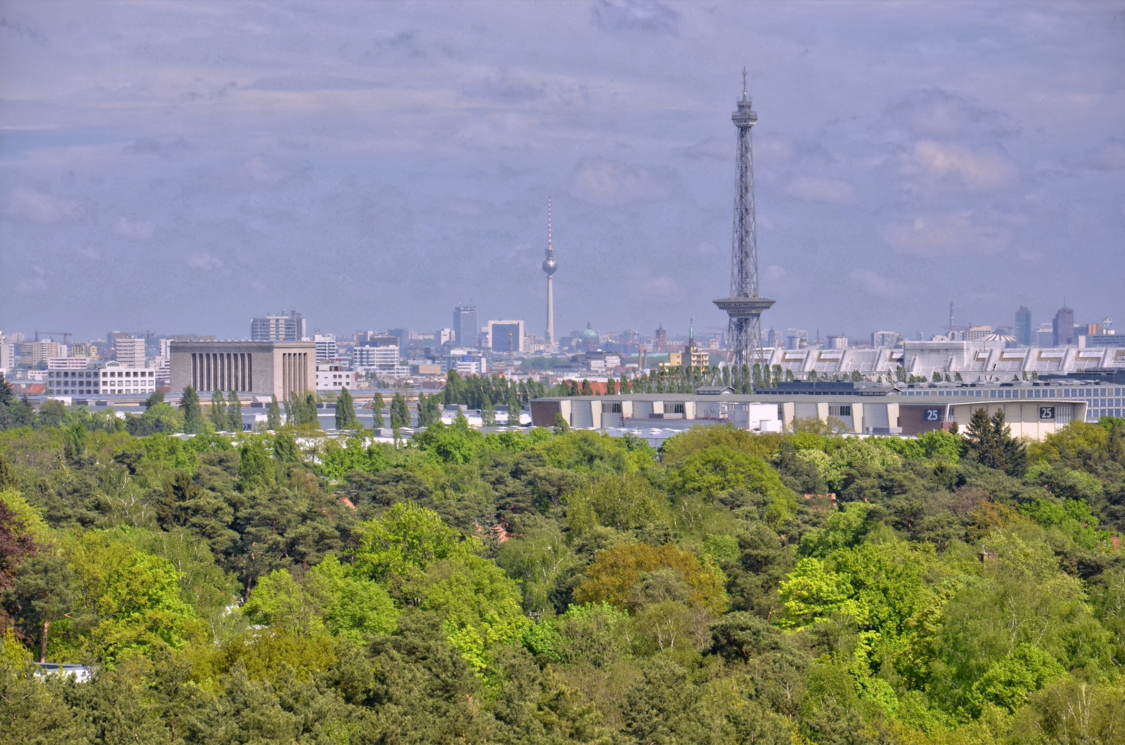 Berlin Panorama vom Teufelsberg