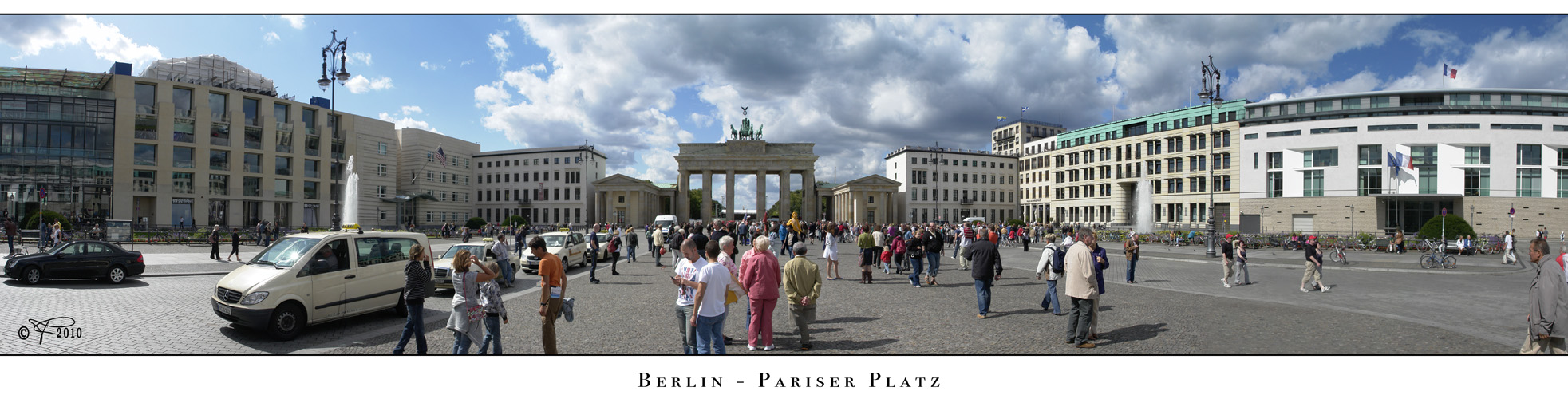 Berlin - Pariser Platz und Brandenburger Tor