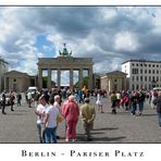 Berlin - Pariser Platz und Brandenburger Tor