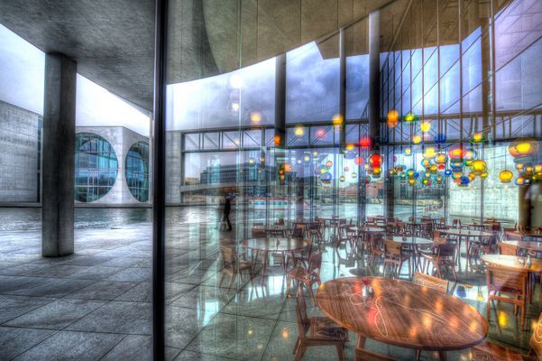 Berlin - Paul Loebe Haus Cafeteria Rainy (2014)