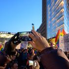 Berlin, Potsdamer Platz Februar 2014: Stop Homophobia