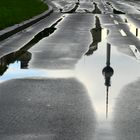 Berlin, reflet de la Fersehen Turm