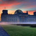 Berlin-Reichstag am Morgen