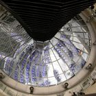 Berlin Reichstag, Blick von der Kuppel in den Bundestag