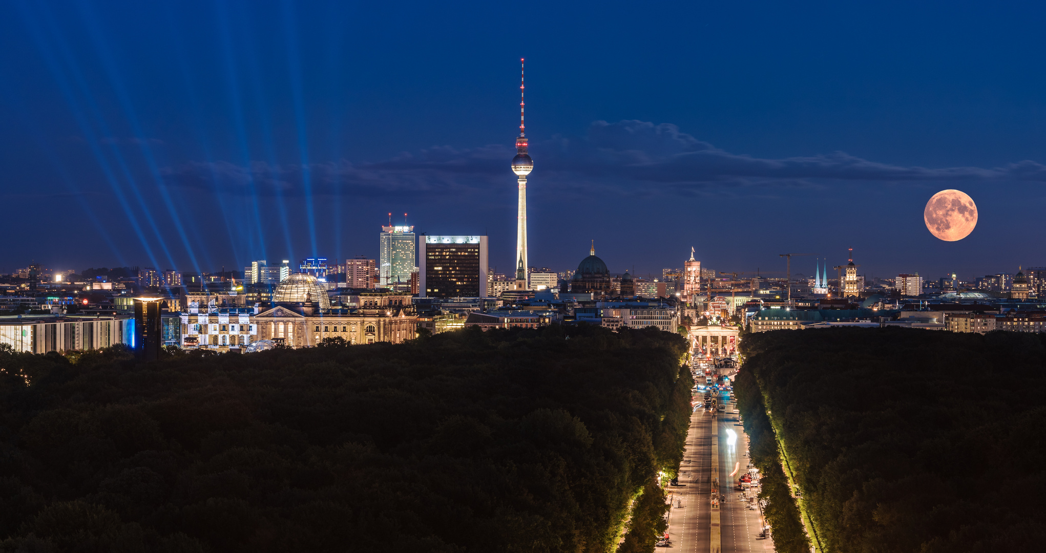 Berlin - September Vollmond