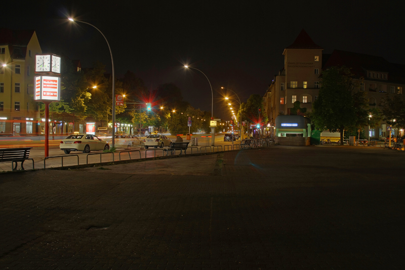 Berlin-Siemensstadt bei Nacht