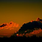 Berlin Skyline bei Sonnenaufgang