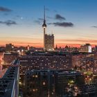 Berlin - Skyline Blue Hour Panorama