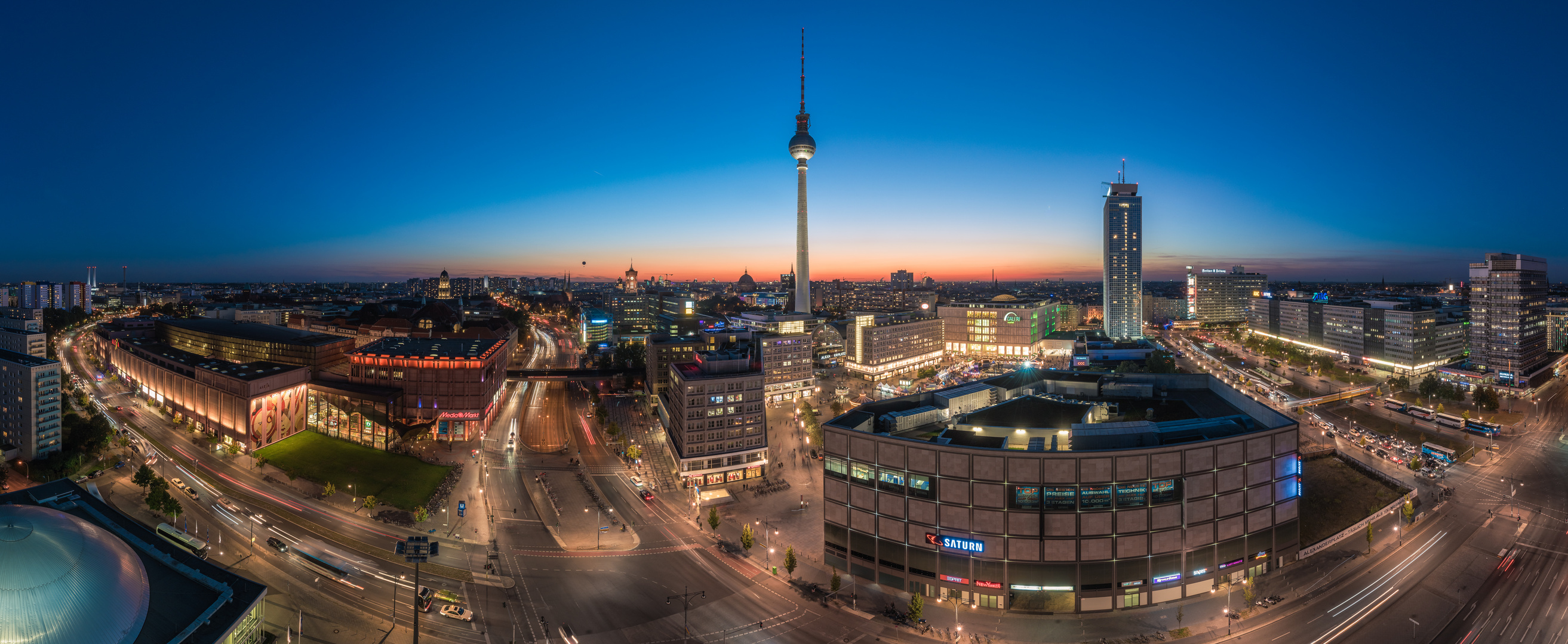 Berlin - Skyline Panorama Alexanderplatz