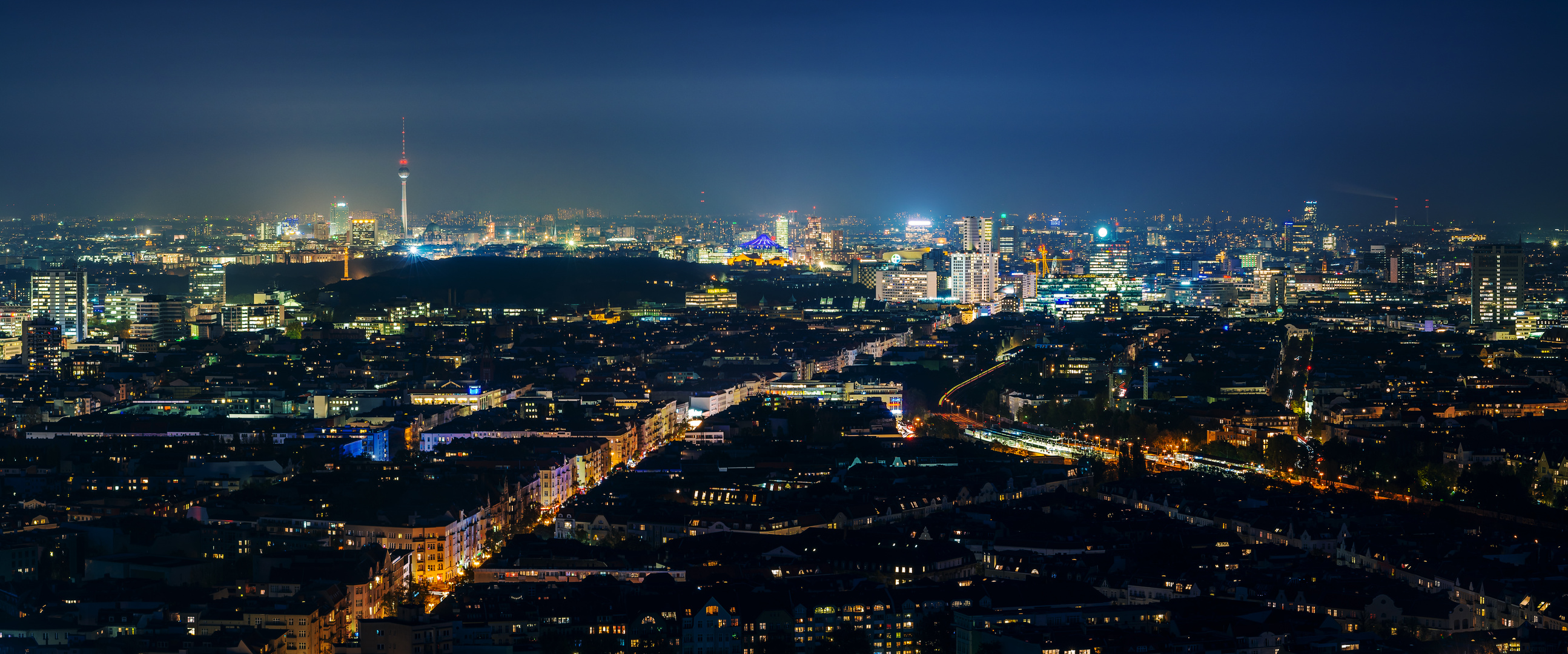 Berlin - Skyline Panorama Messe Nord