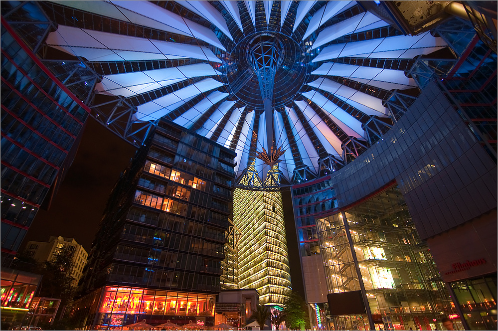 Berlin - Sony Center @ Night