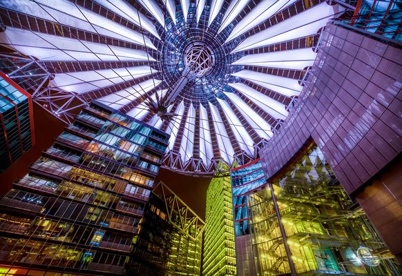 Berlin - Sony Center upwards (2015)