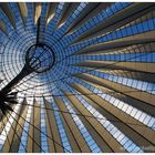 Berlin - Sony Centre, view through the roof