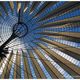 Berlin - Sony Centre, view through the roof