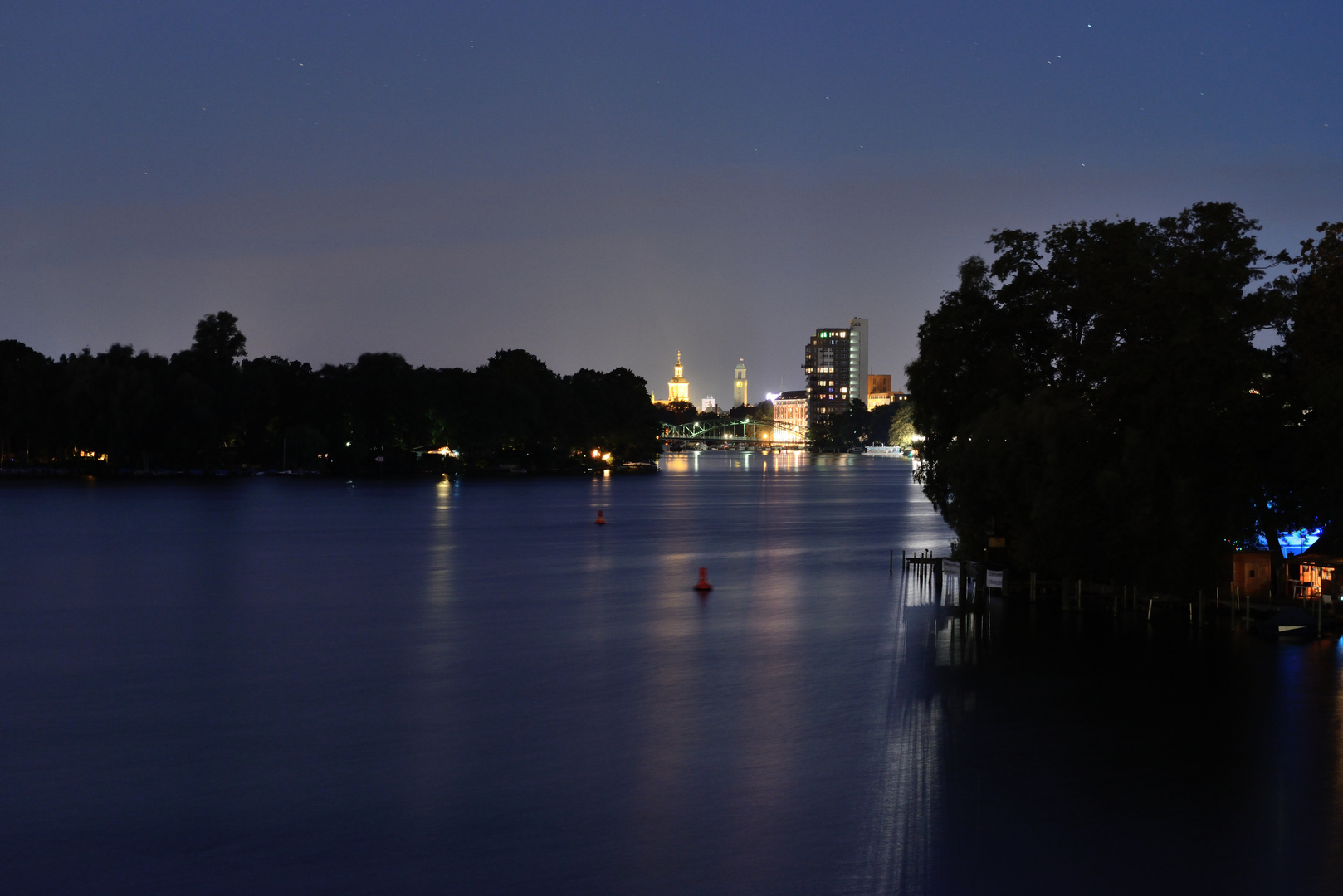 Berlin Spandau bei Nacht