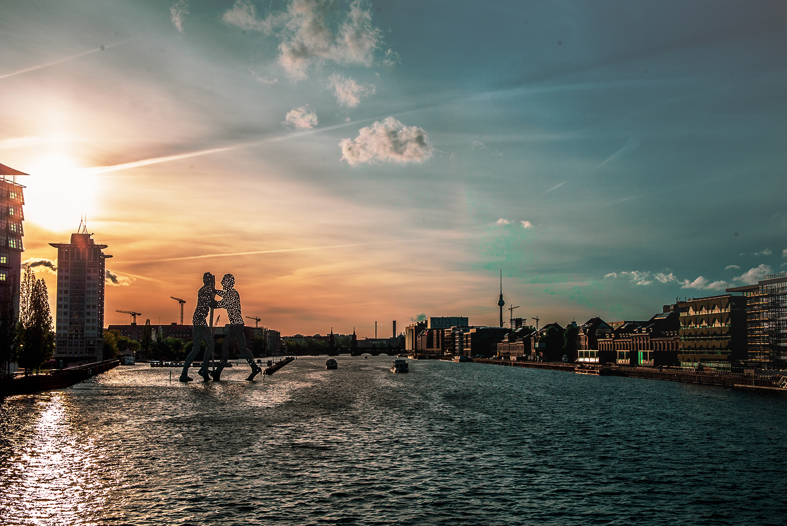 Berlin -Spree Impressionen